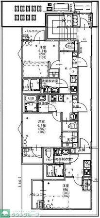 KEIAI RESIDENCE 新松戸IIの物件間取画像